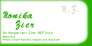 monika zier business card